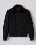 Suede Bomber Jacket