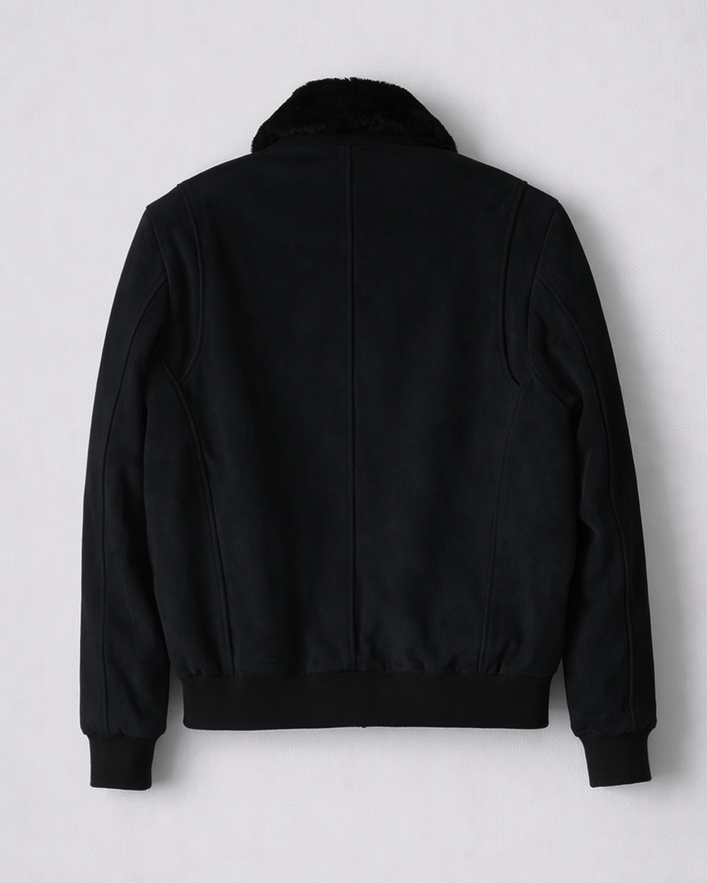Suede Bomber Jacket