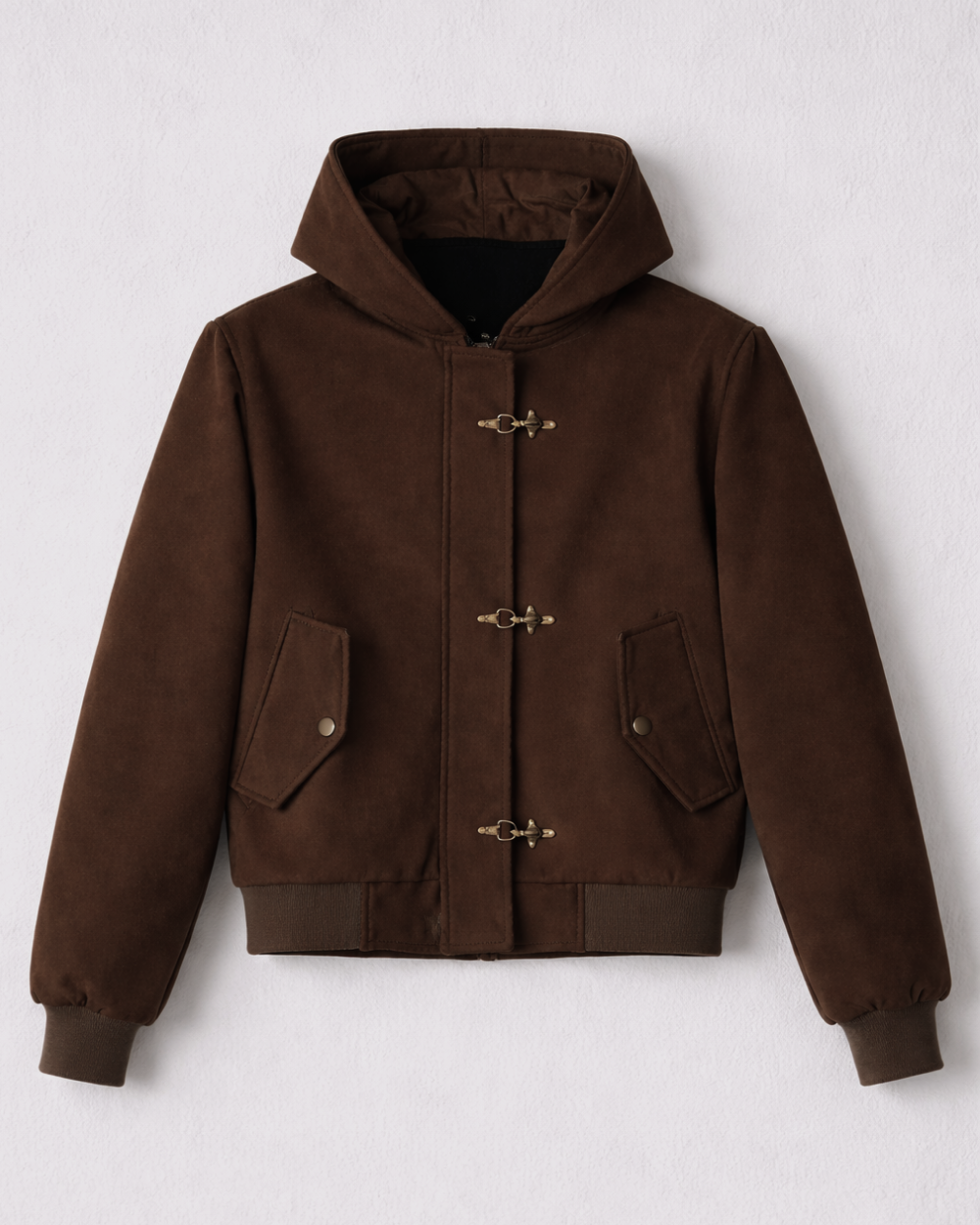 Lambskin Duffle Clasp Jacket